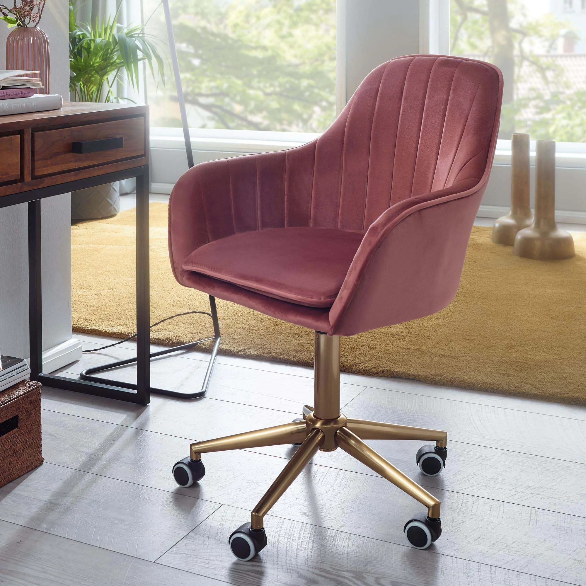 Bürostuhl Samt von Amstyle - Produktbild 2 von 8