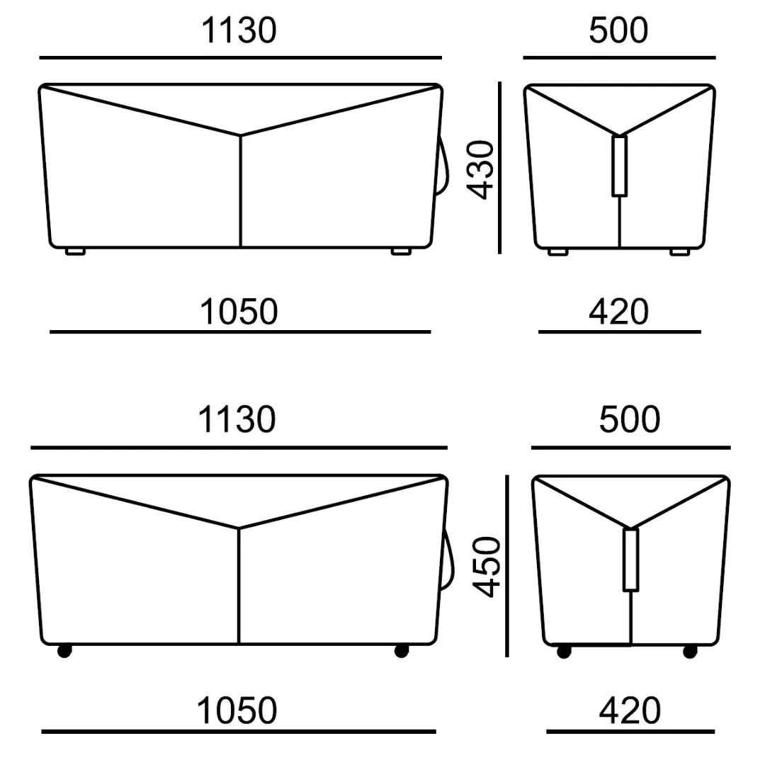 Hocker Stones 7767 Rollen von RIM - Produktbild 3 von 3