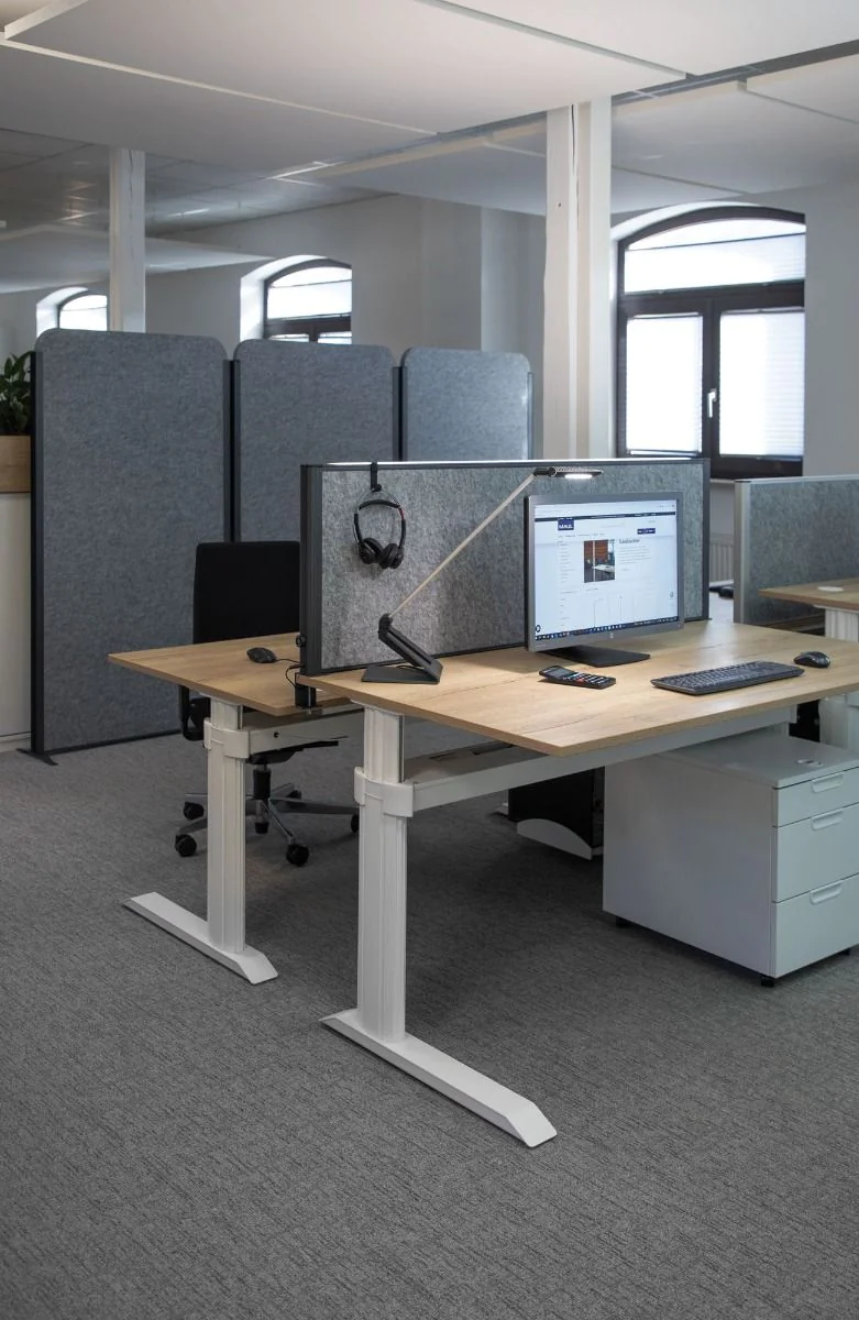 Tisch-Trennwand connecto Uplight von Maul - Produktbild 3 von 8