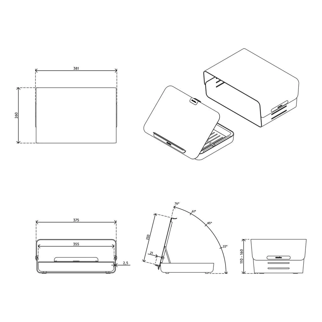 Addit Bento® Schreibtischset 22X von Dataflex - Produktbild 3 von 8