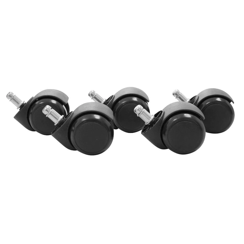 5er Set Teppichrollen - Schwarz von Amstyle - Produktbild 1 von 5