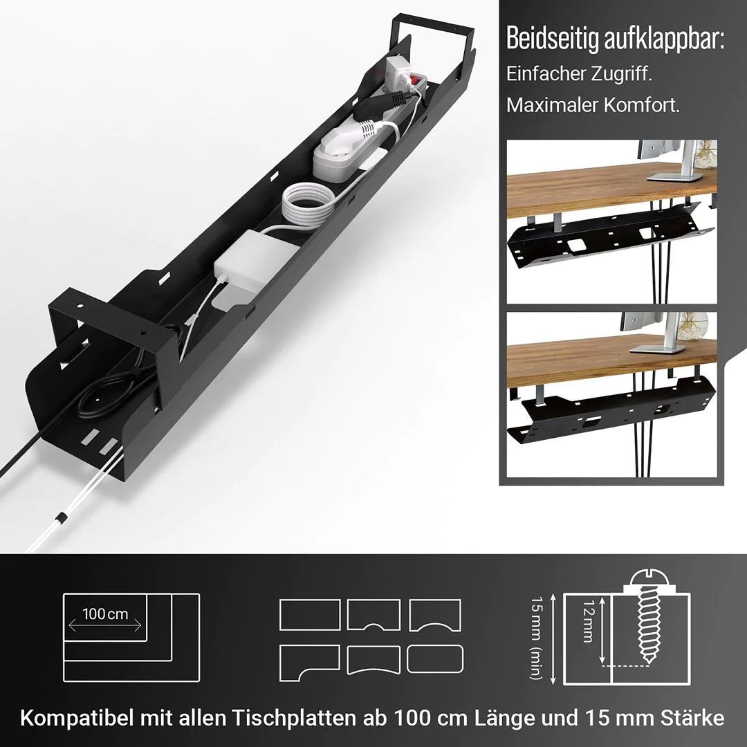 Kabelwanne Stealth beidseitig klappbar von Ultimate Setup - Produktbild 5 von 8
