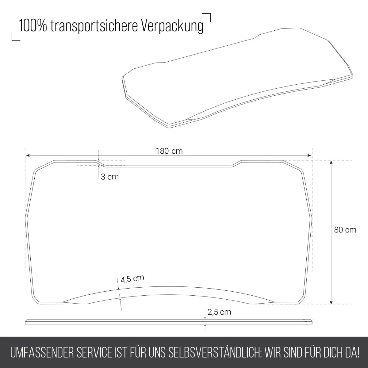 Schreibtischplatte von Ultimate Setup - Produktbild 10 von 12