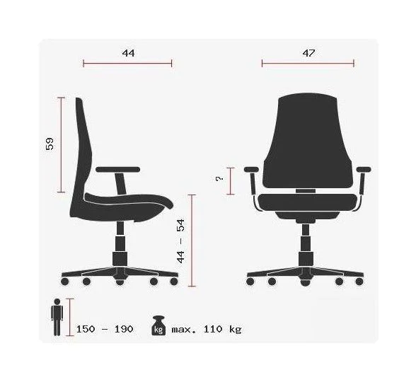 Bürostuhl Ron Netzrücken von HJH - Produktbild 9 von 9