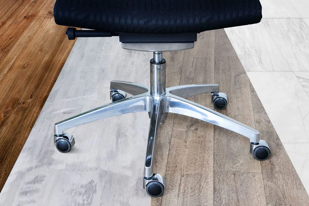5x Design-Rollen ROLO LUX 11mm 50mm Büro-Stuhl-Rollen für Hartböden Chrom (5er Pack) von HJH - Produktbild 3 von 6