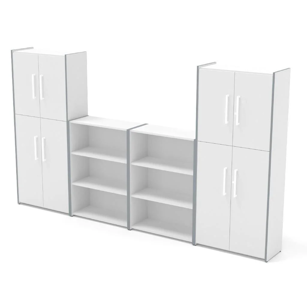 Komplettbüro Move 3 Premium mit höhenverstellbarem Schreibtisch Eckform von Kerkmann - Produktbild 5 von 7