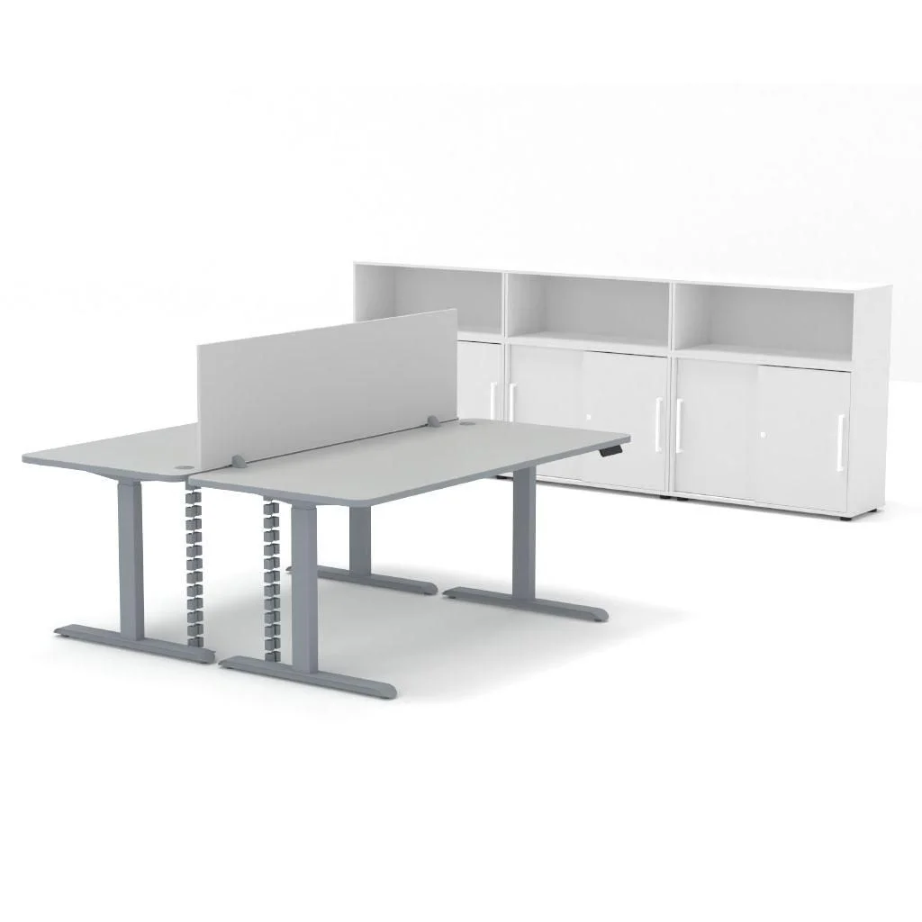 Komplettbüro Move 3 Premium mit höhenverstellbaren Schreibtischen von Kerkmann - Produktbild 2 von 8