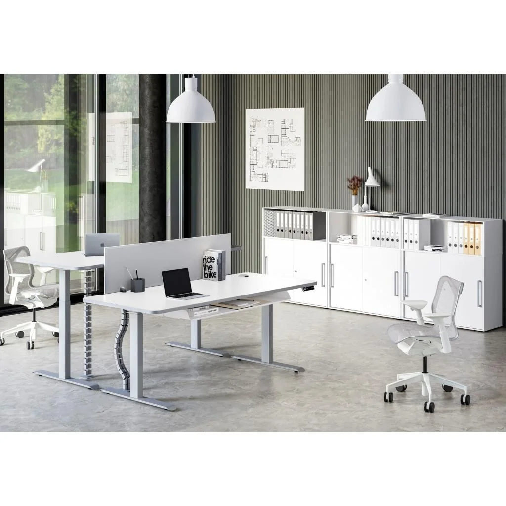 Komplettbüro Move 3 Premium mit höhenverstellbaren Schreibtischen von Kerkmann - Produktbild 8 von 8