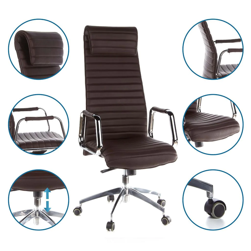 Chefsessel Advance 20 Leder von HJH - Produktbild 4 von 12
