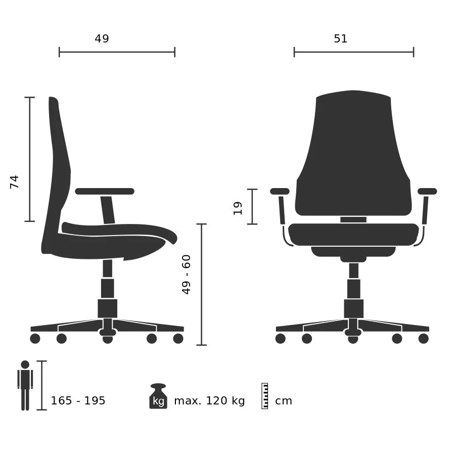 Chefsessel Elegance T von HJH - Produktbild 4 von 4