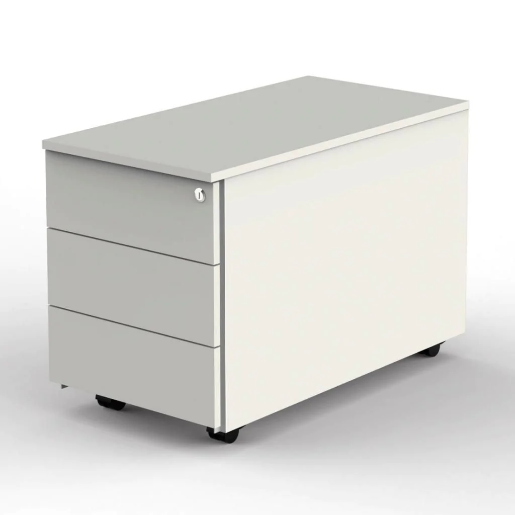 Rollcontainer Move 3S 80 cm - Weiß von Kerkmann - Produktbild 1 von 4