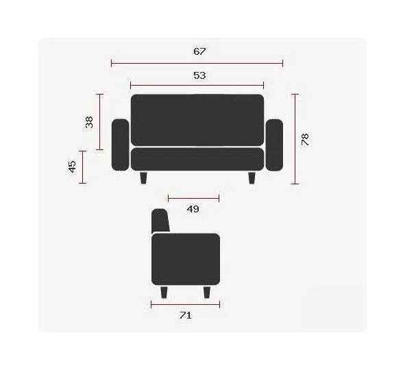 Loungemöbel Antigua Black 1-Sitzer von HJH - Produktbild 2 von 2