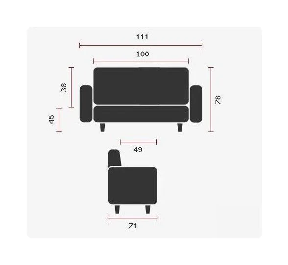 Loungemöbel Antigua 2-Sitzer von HJH - Produktbild 5 von 5