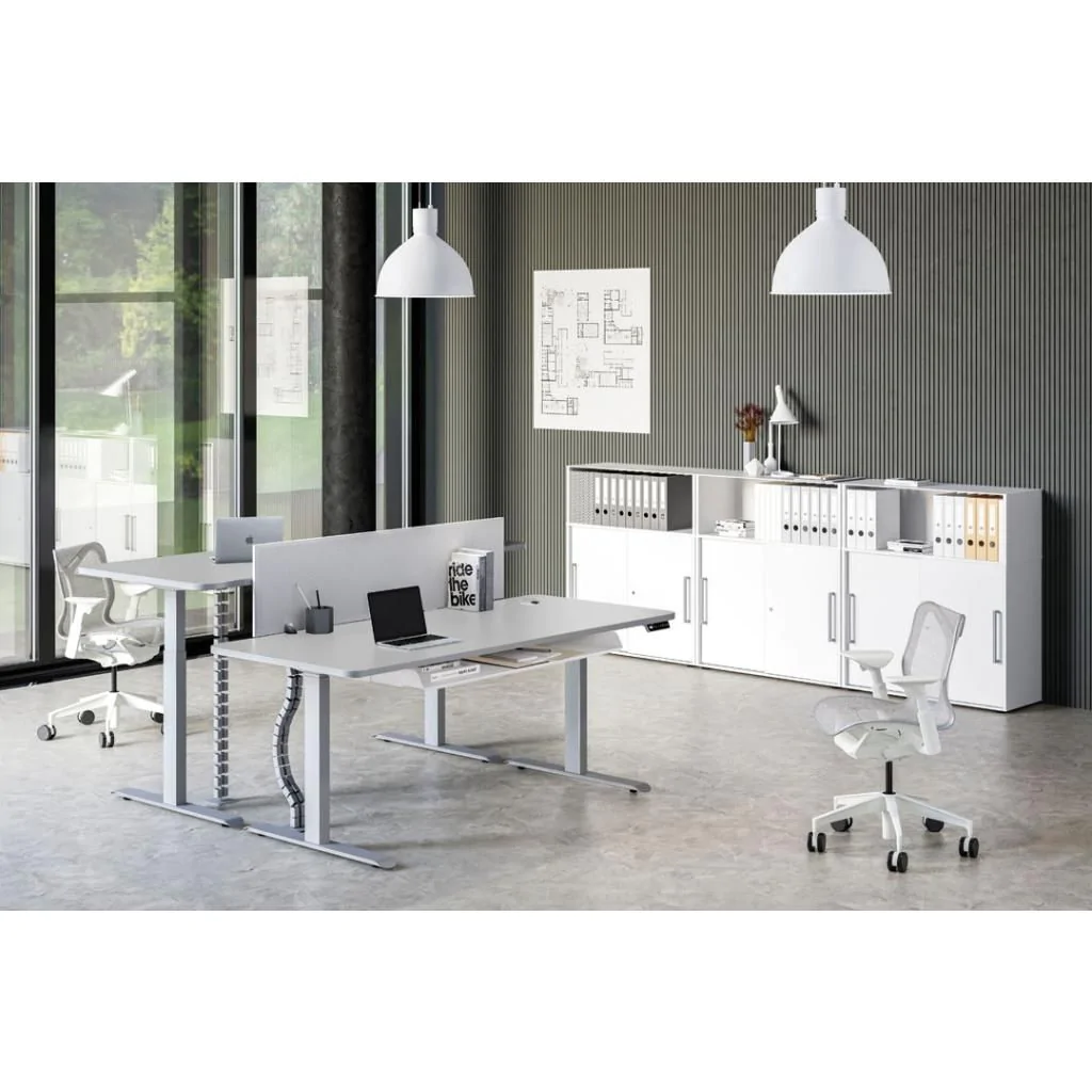 Move 3 Premium Schreibtisch, 160-200 cm, elektrisch höhenverstellbar, 2 Motoren von Kerkmann - Produktbild 5 von 7