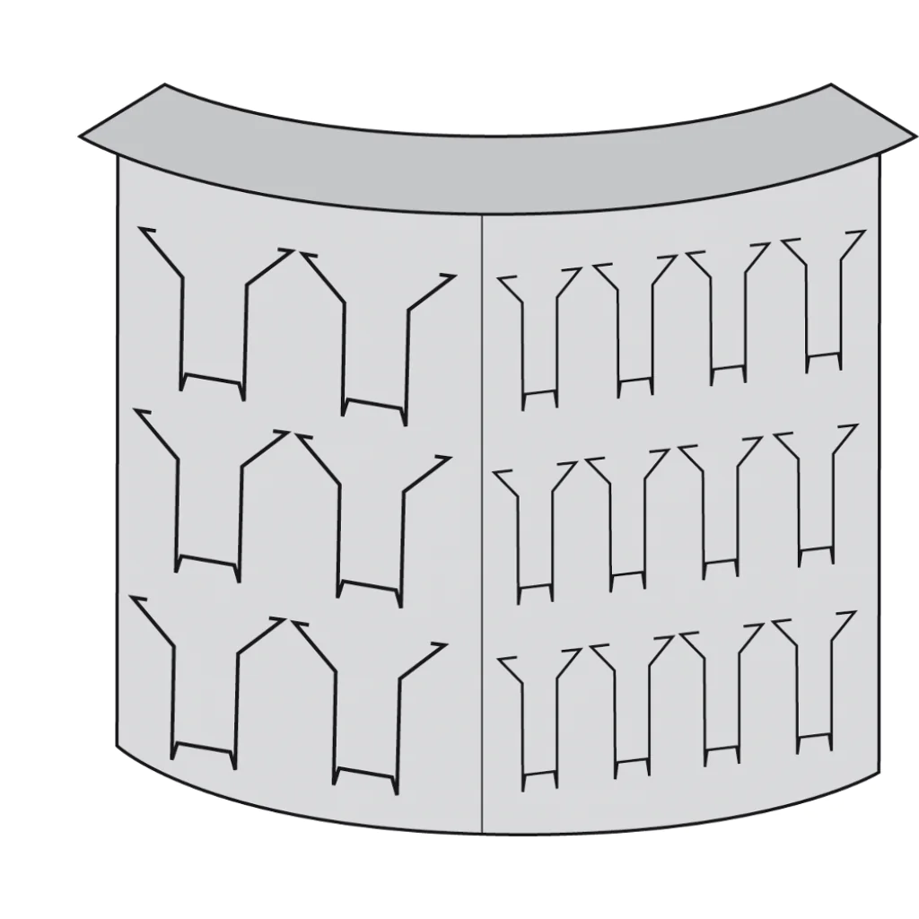 Empfangstheke Genua Anbau 45° von Kerkmann - Produktbild 6 von 8
