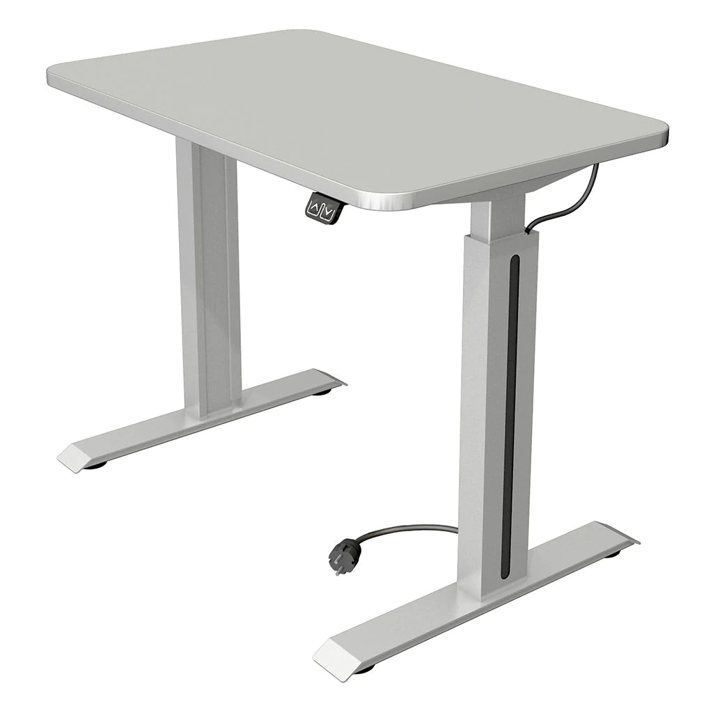 Höhenverstellbarer Schreibtisch Move 1 Style 100x60cm - Lichtgrau - KMA-10175311