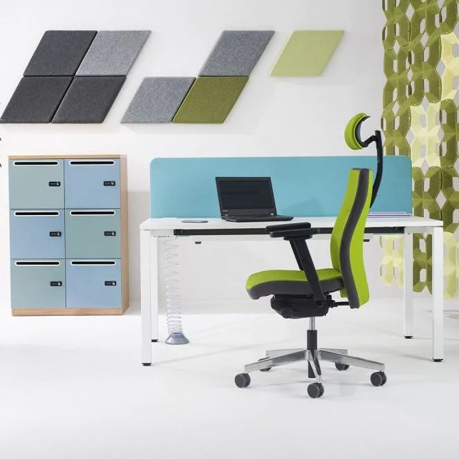 Schreibtisch CS5040 I-LEG mit Sichtschutz von Nowy Styl - Produktbild 5 von 5