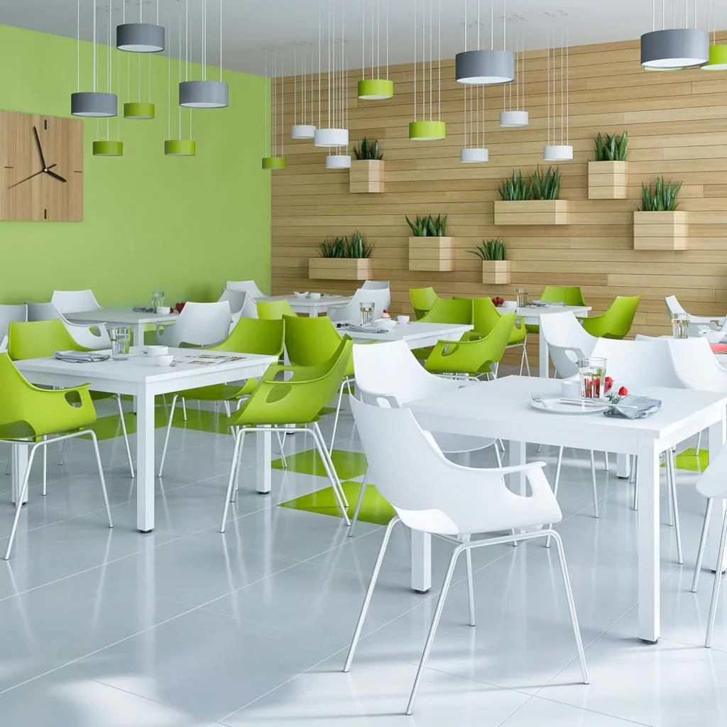 Eckschreibtisch E10 Quadratrohr 4-Fuß mit Sichtschutz von Nowy Styl - Produktbild 6 von 9