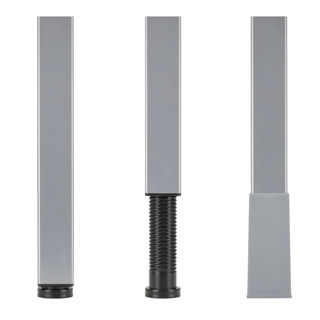 Eckschreibtisch E10 Quadratrohr 4-Fuß mit Beinraumblende von Nowy Styl - Produktbild 8 von 9