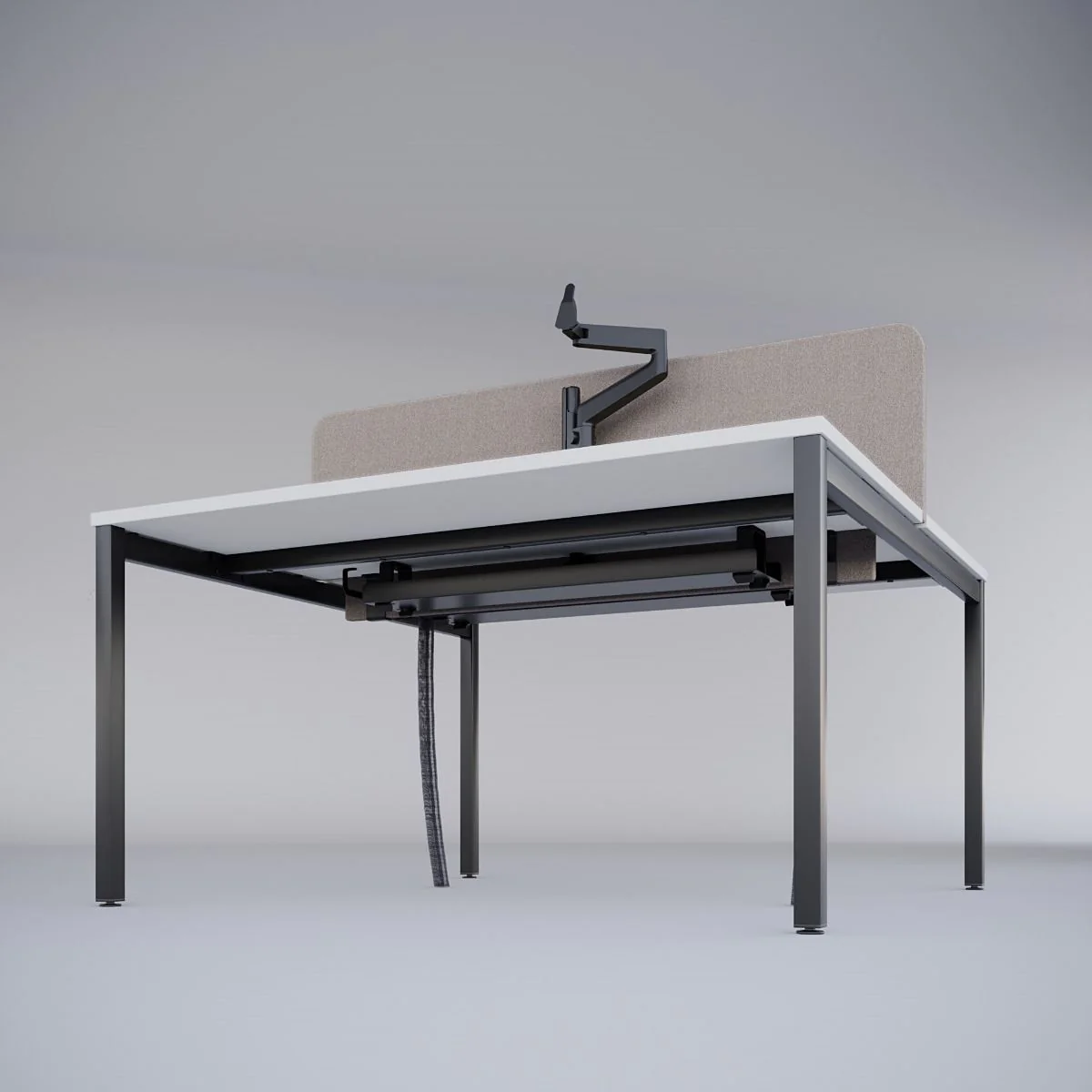 Schreibtisch bSpace Workbench 2er 4 Fuß von Nowy Styl - Produktbild 2 von 5
