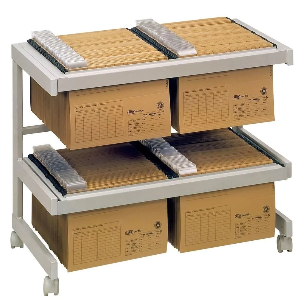 Aktenwagen mit Hängeregister - Grau von Hammerbacher - Produktbild 3 von 6
