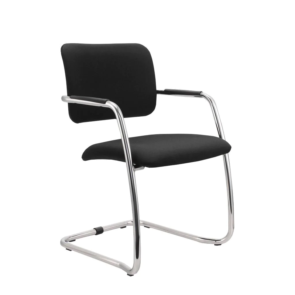 Besucherstuhl Tweet (2er Set) - Schwarz - HBA-SBP2-D