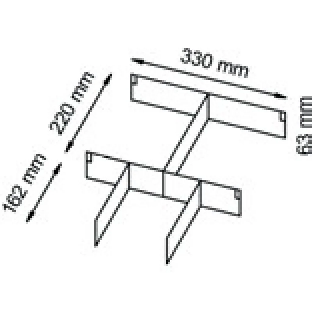 Trennstege für Rollcontainer (2er Set) von Hammerbacher - Produktbild 2 von 2