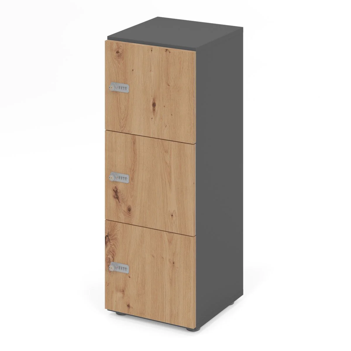 Schließfachschrank Profi 3 OH 3 Fächer von Hammerbacher - Produktbild 2 von 22