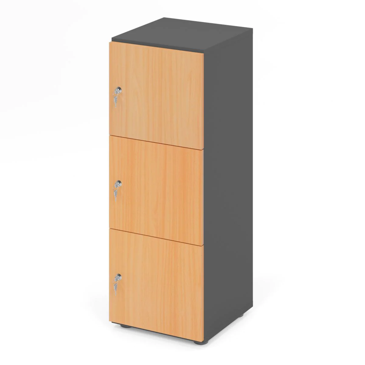 Schließfachschrank Profi 3 OH 3 Fächer von Hammerbacher - Produktbild 17 von 22