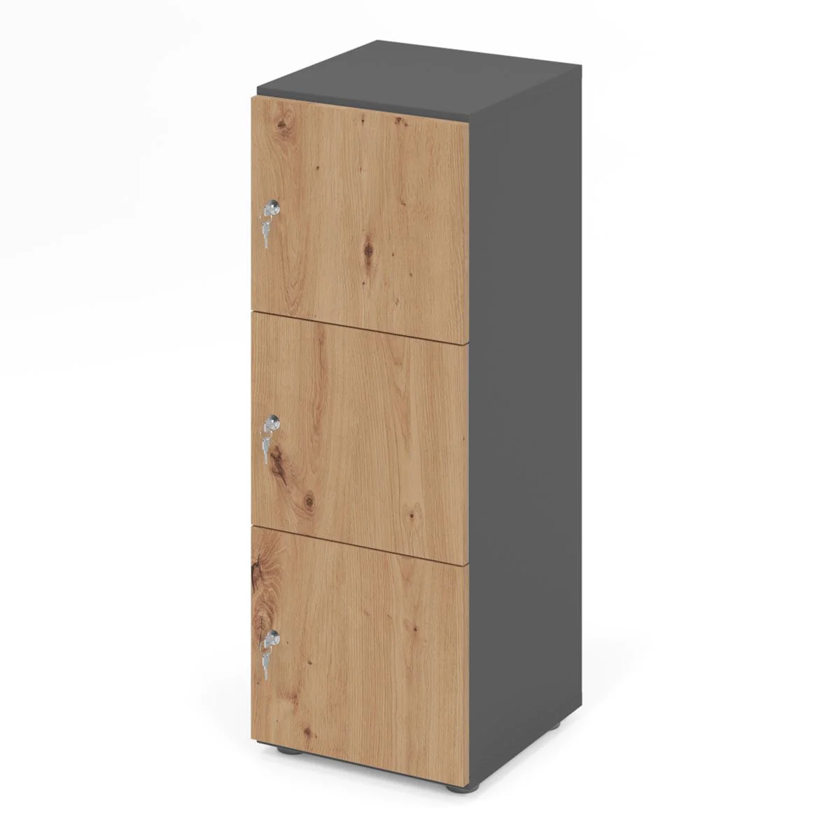 Schließfachschrank Profi 3 OH 3 Fächer - HBA-234L3