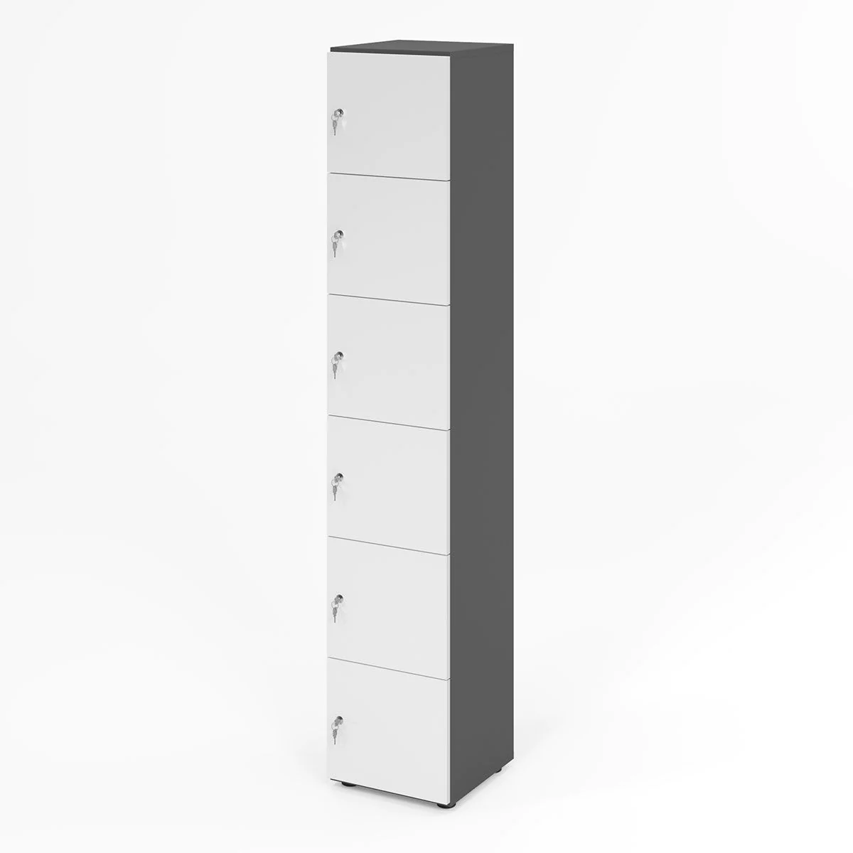 Schließfachschrank Profi 6 OH 6 Fächer von Hammerbacher - Produktbild 18 von 23