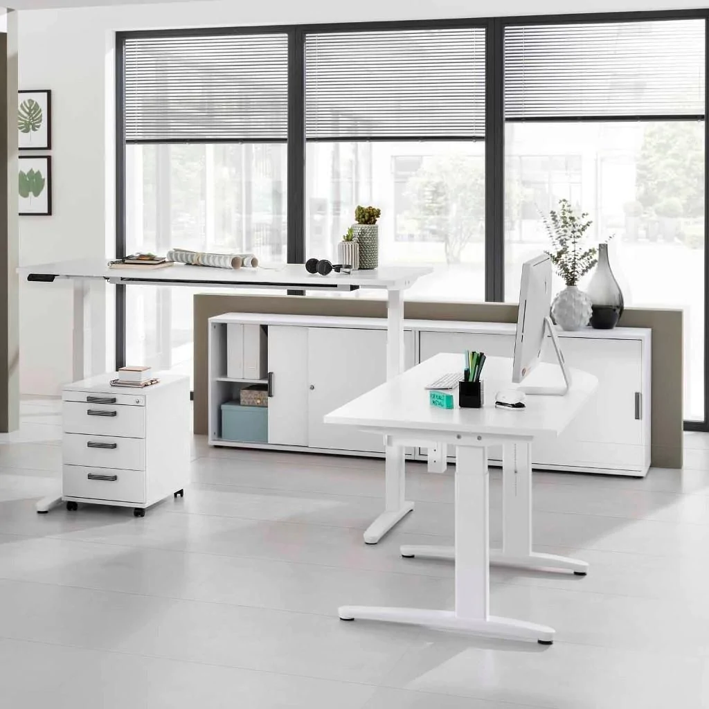 Höhenverstellbarer Schreibtisch XBHM von Hammerbacher - Produktbild 9 von 13
