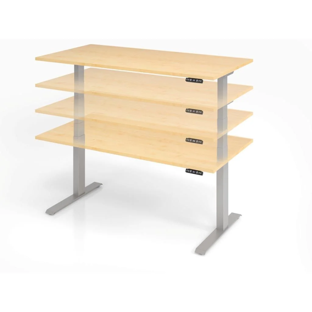 XDKB Schreibtisch, 120-180 cm, elektrisch höhenverstellbar, 2 Motoren von Hammerbacher - Produktbild 5 von 18