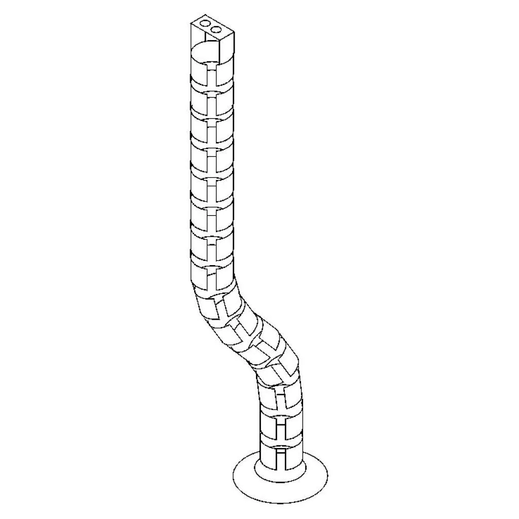 Kabelspirale vertikal - Silber von Hammerbacher - Produktbild 4 von 4
