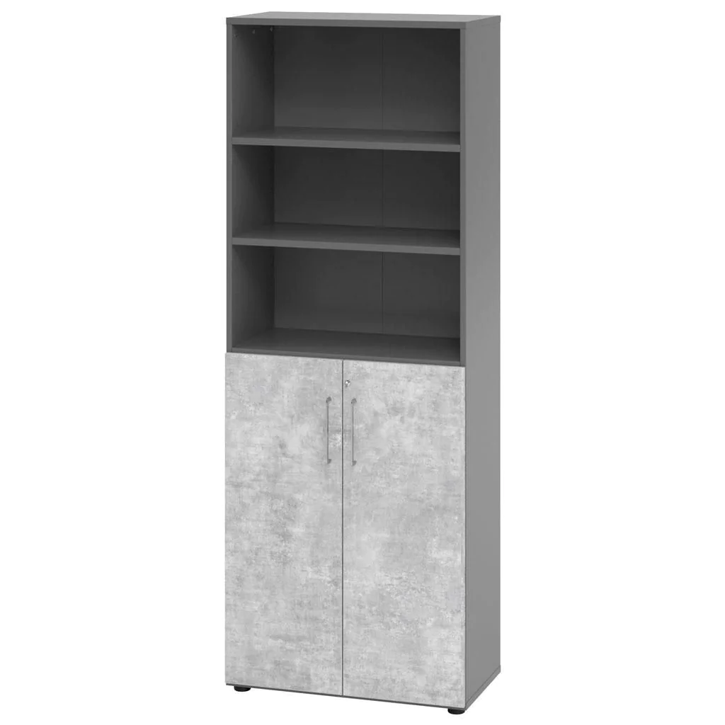 Kombischrank Advanced 9 T3 6 OH Metallgriff von Hammerbacher - Produktbild 8 von 14