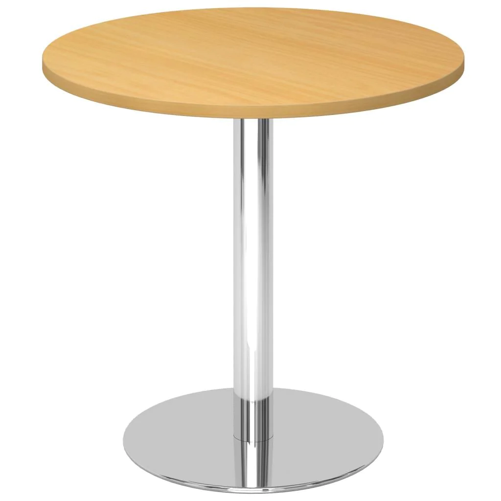Säulentisch Rund Ø 80 cm - Chrom - HBA-STF08-C