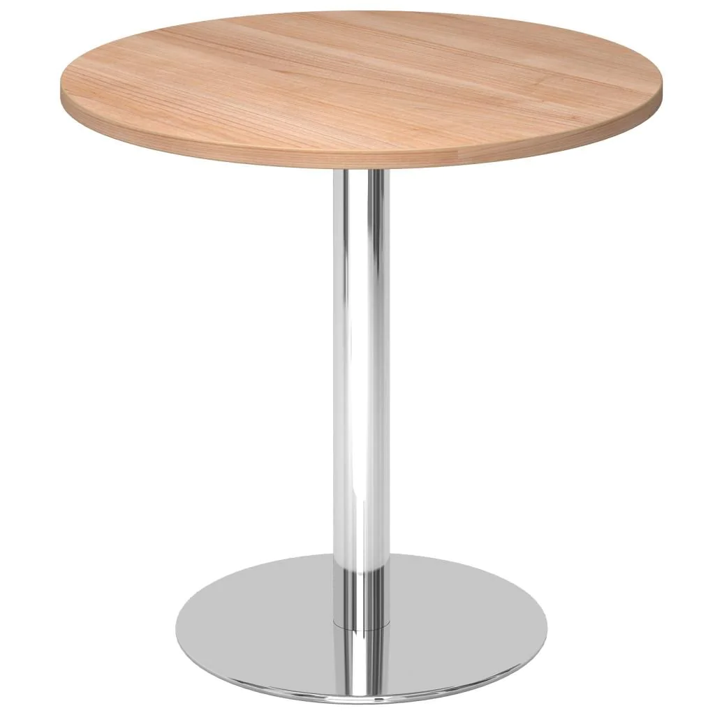Säulentisch Rund Ø 80 cm - Silber von Hammerbacher - Produktbild 5 von 10