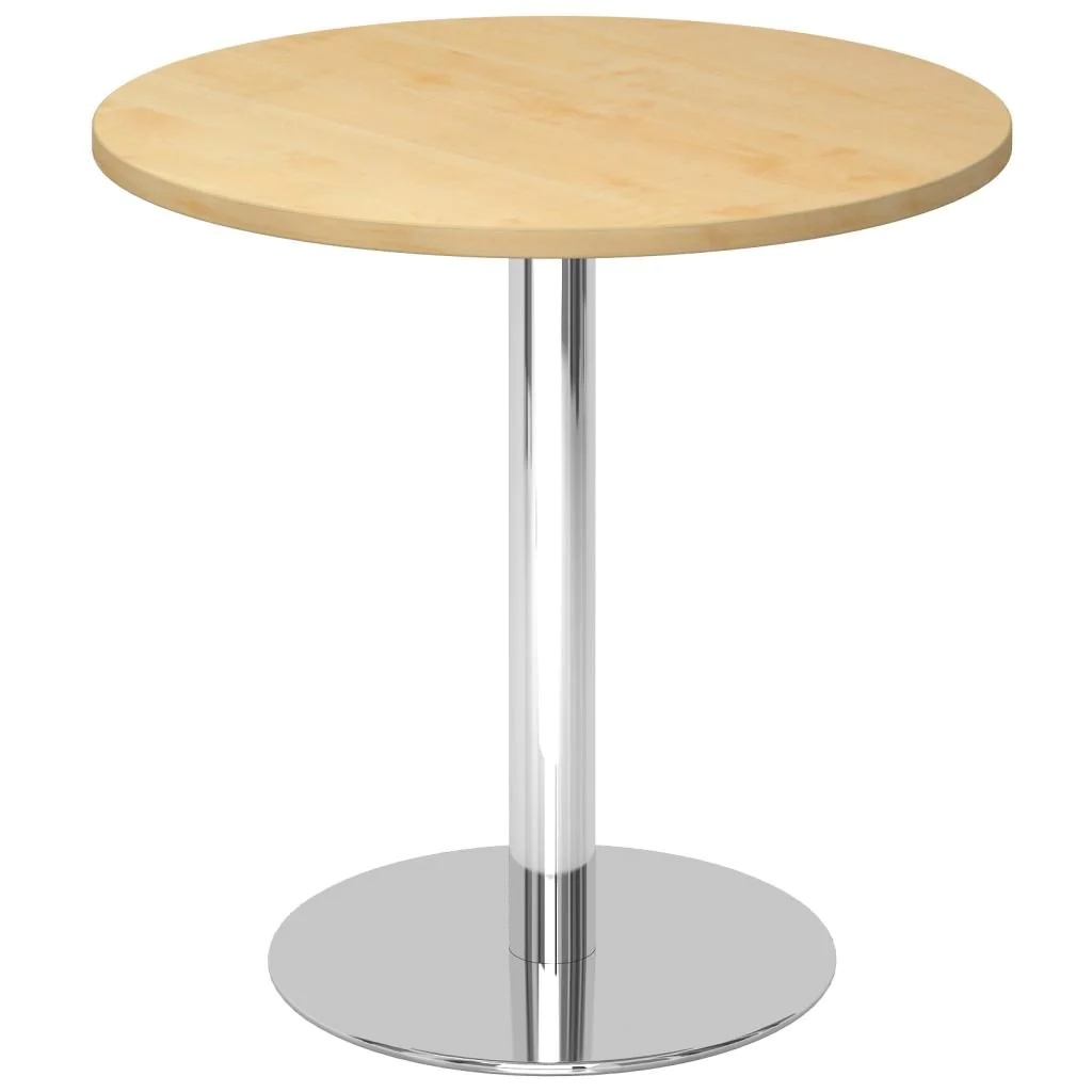 Säulentisch Rund Ø 80 cm - Silber von Hammerbacher - Produktbild 6 von 10
