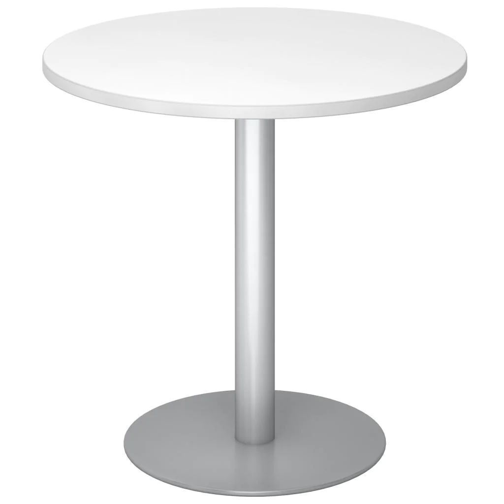 Säulentisch Rund Ø 80 cm - Chrom von Hammerbacher - Produktbild 2 von 10