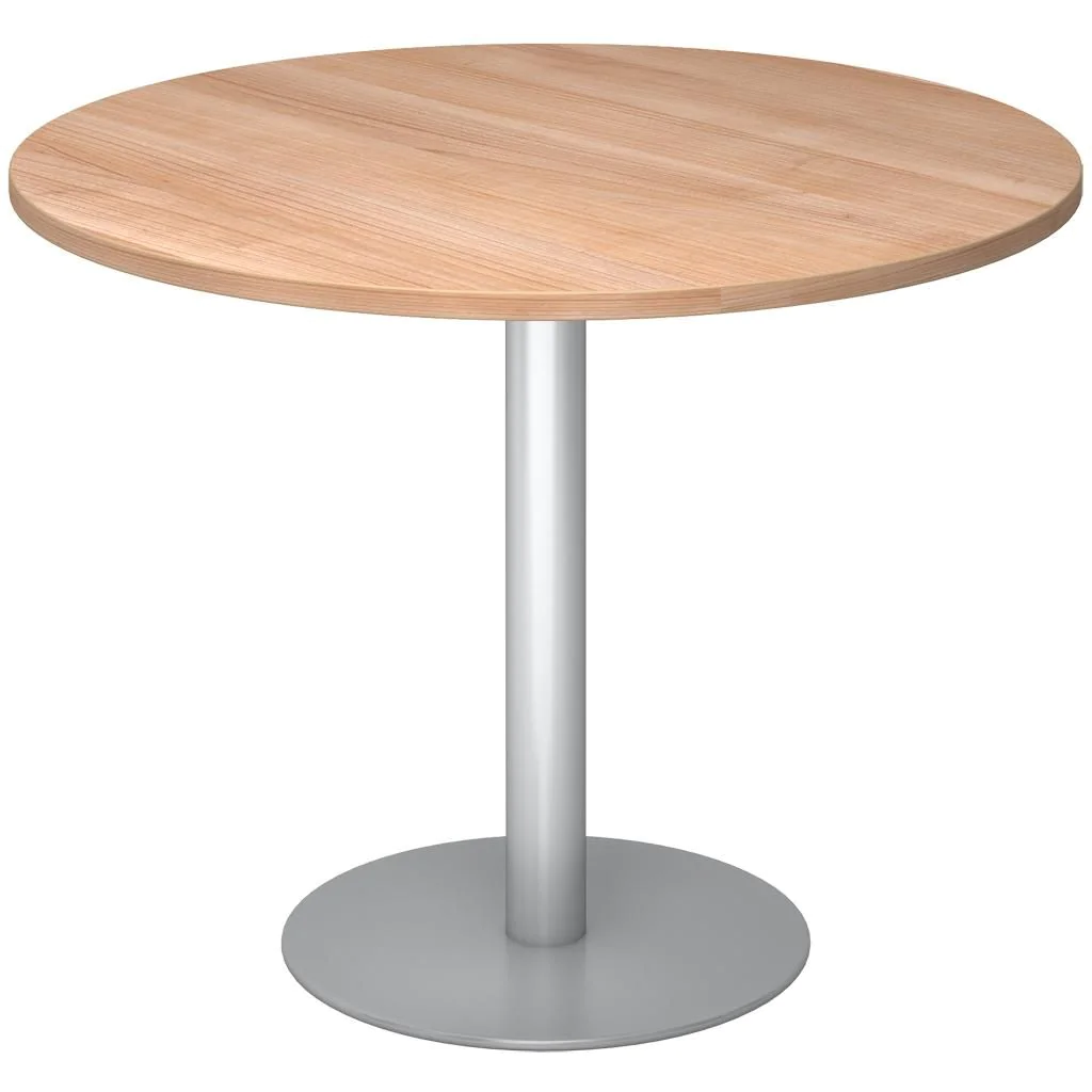 Säulentisch Rund Ø 100 cm - Chrom - HBA-STF10-C
