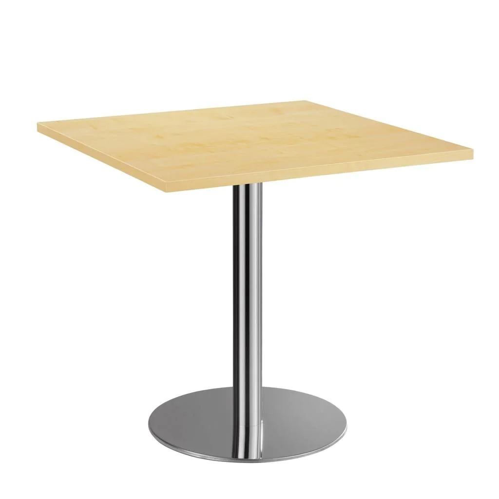 Säulentisch STF Quadratform - Chrom - HBA-STF88-C