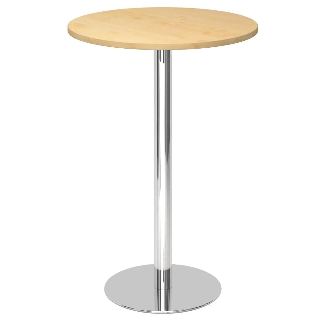 Säulentisch Rund - Chrom von Hammerbacher - Produktbild 3 von 7