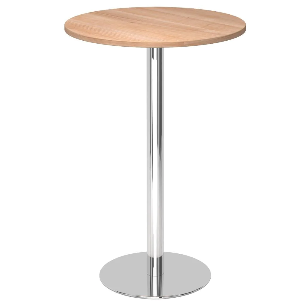 Säulentisch Rund - Chrom - HBA-STH08-C