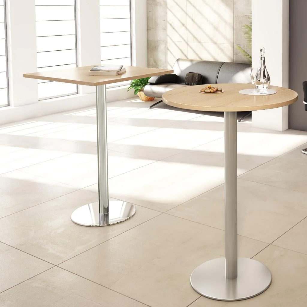 Säulentisch Rund - Chrom von Hammerbacher - Produktbild 7 von 7