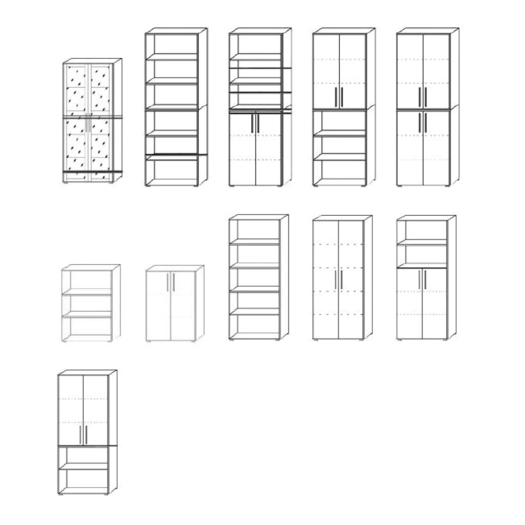 Fachboden 80 cm Basic von Hammerbacher - Produktbild 7 von 10