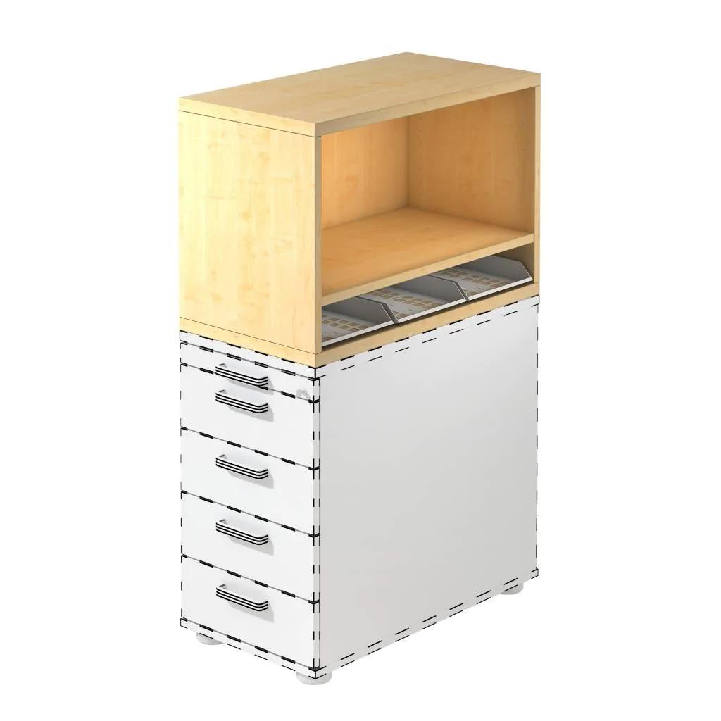 Aufsatz-Regal SC von Hammerbacher - Produktbild 1 von 8
