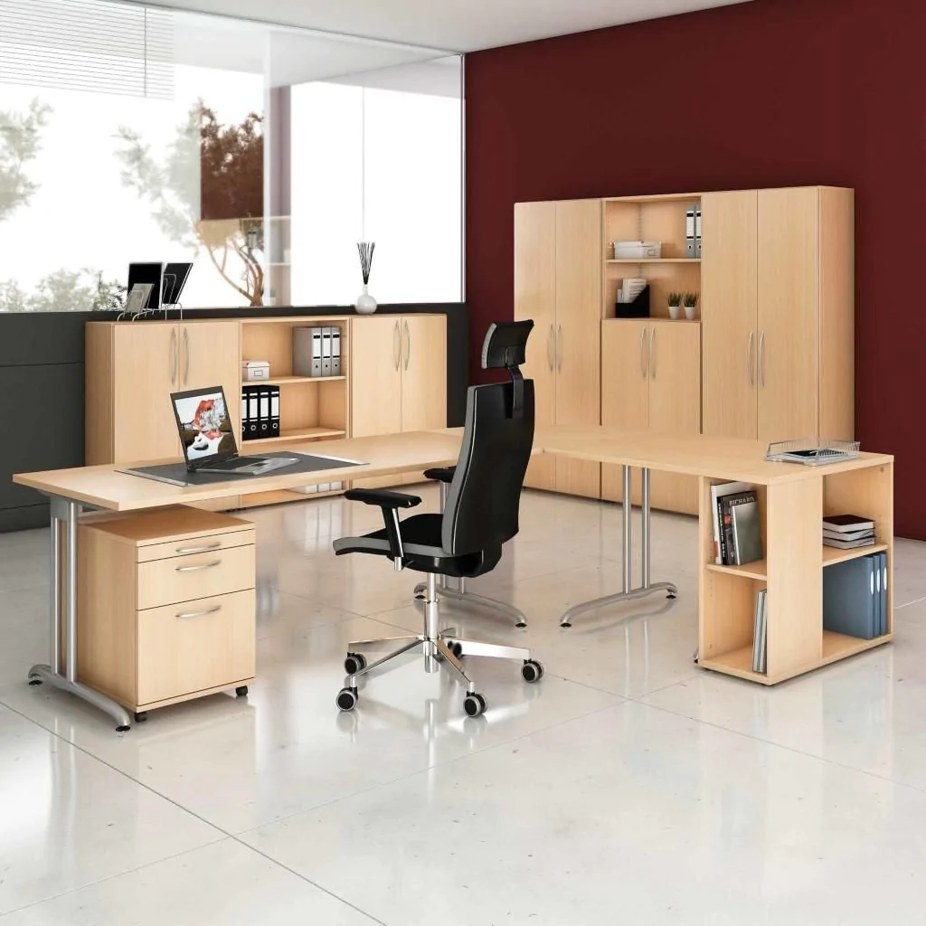 Schreibtisch B Eckform von Hammerbacher - Produktbild 3 von 16