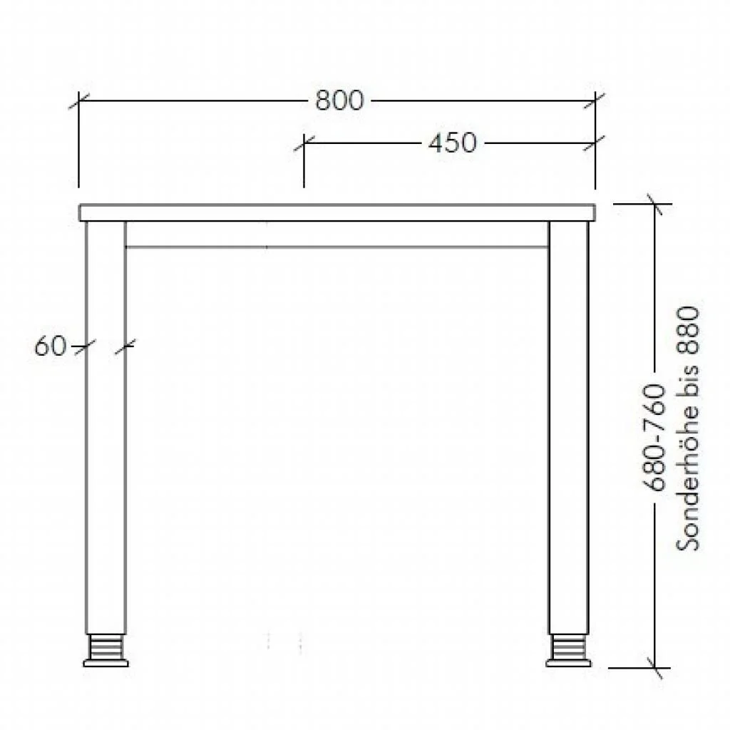 Schreibtisch H Freiform von Hammerbacher - Produktbild 8 von 13