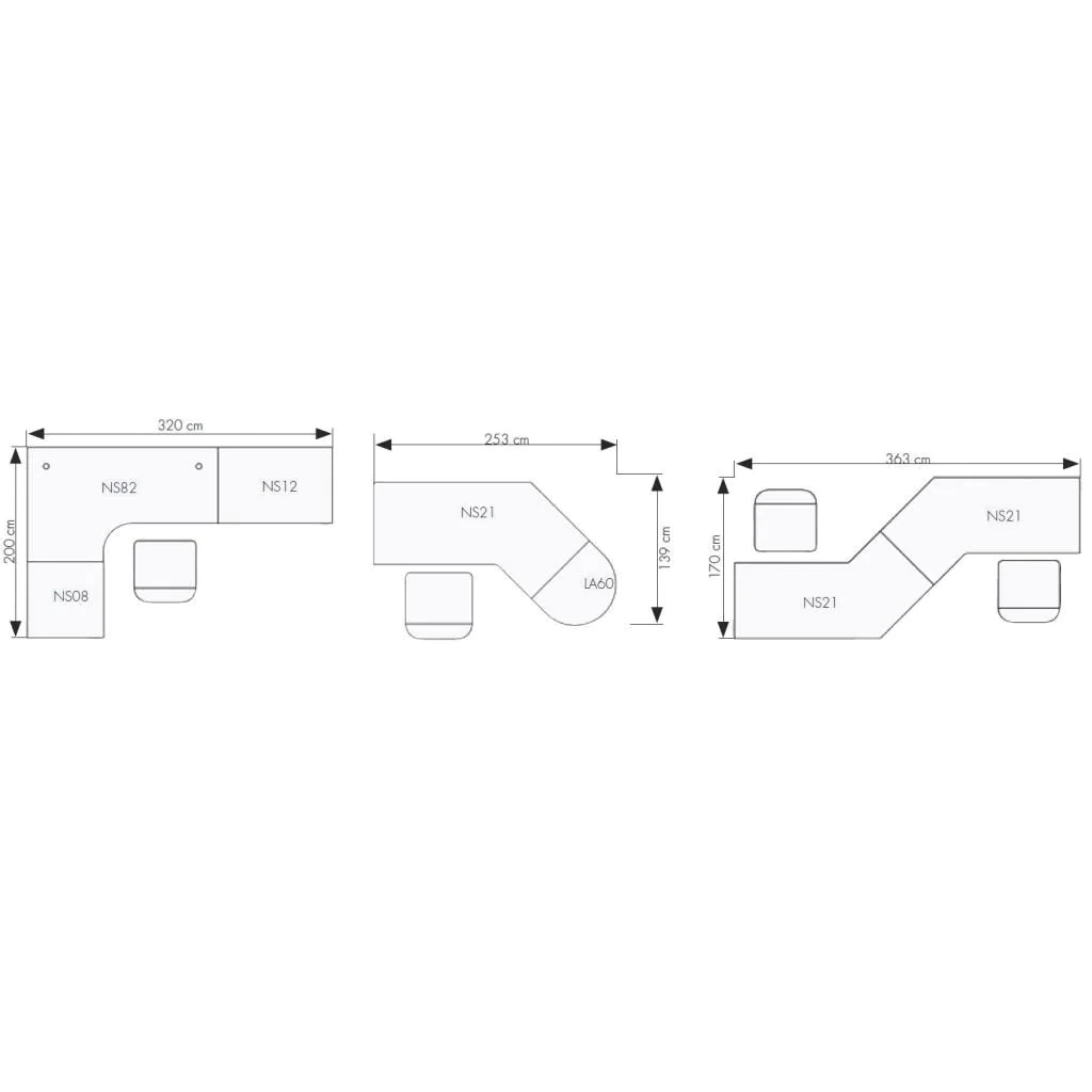 Schreibtisch N Eckform von Hammerbacher - Produktbild 11 von 16