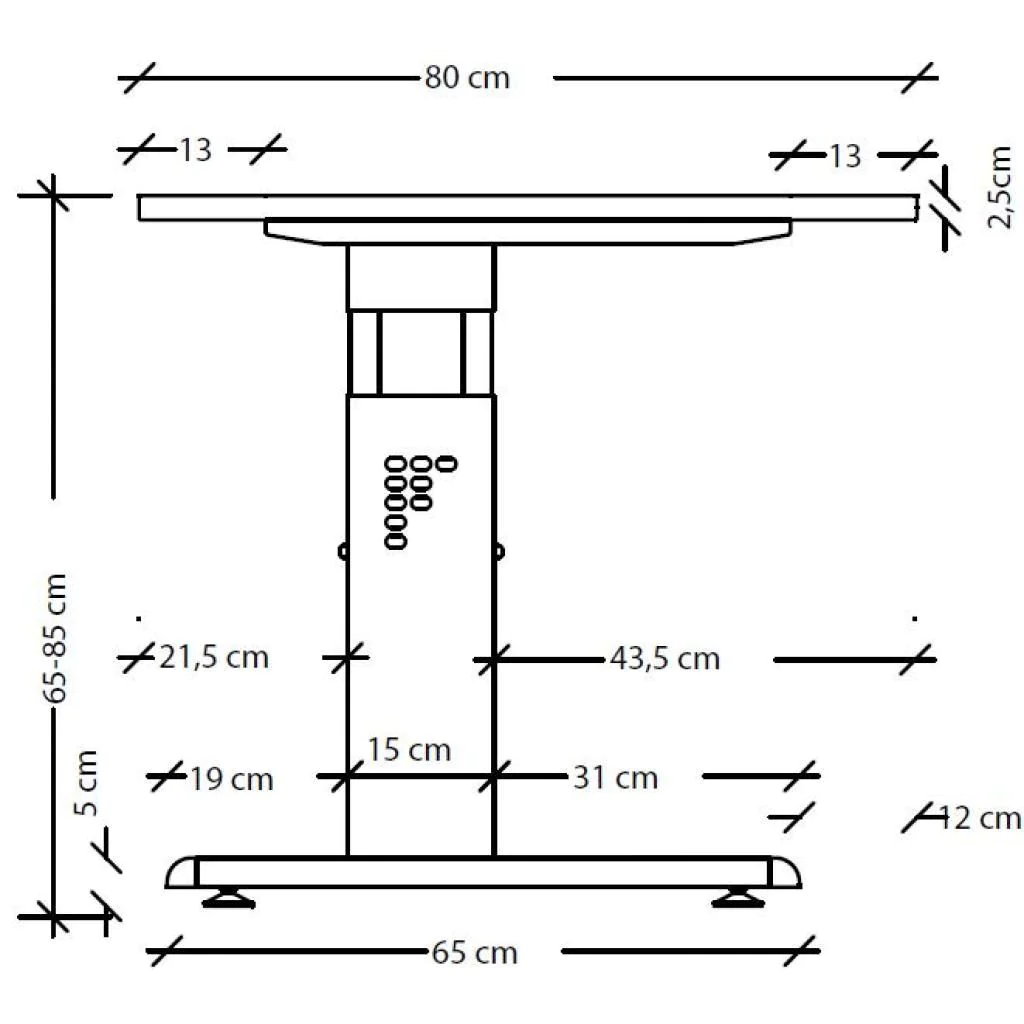Schreibtisch O Freiform von Hammerbacher - Produktbild 9 von 14